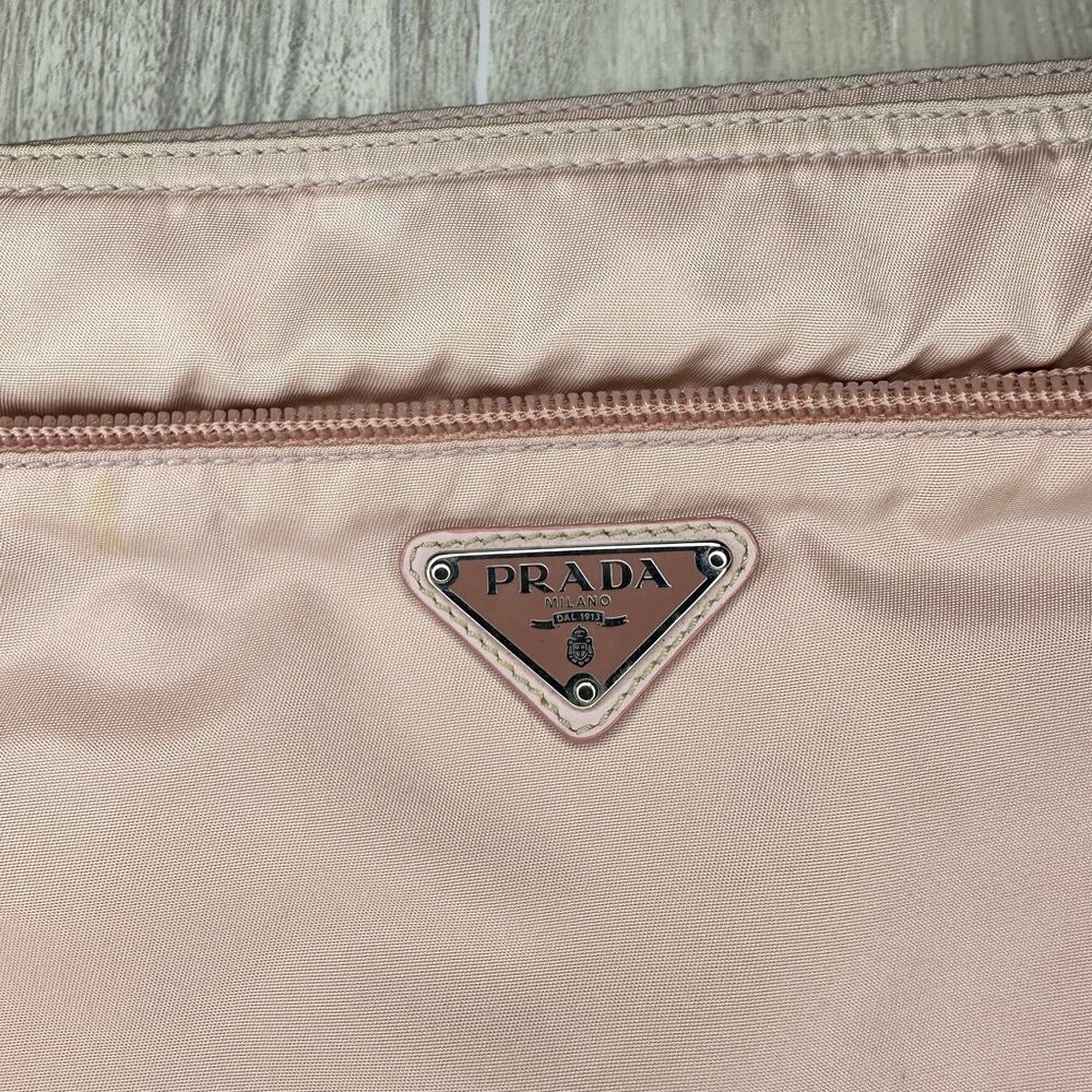 Prada Pink Nylon Shoulder Bag - Picture 8 of 15